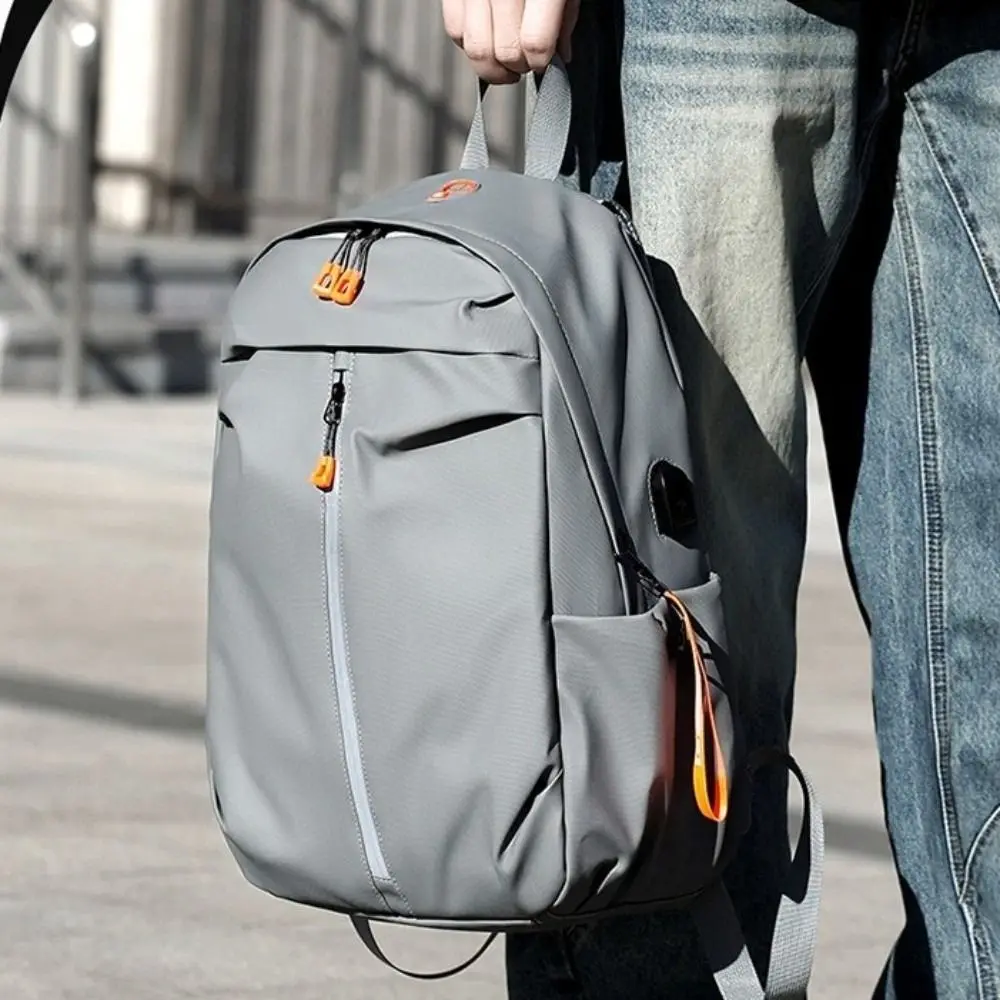 Large Capacity Men's Computer Backpack Anti-splashing USB Interface Business Computer Bag Leisure Simple Style Travel Backpack
Large Capacity Men's Computer Backpack Anti-splashing USB Interface Business Computer Bag Leisure Simple Style Travel Backpack