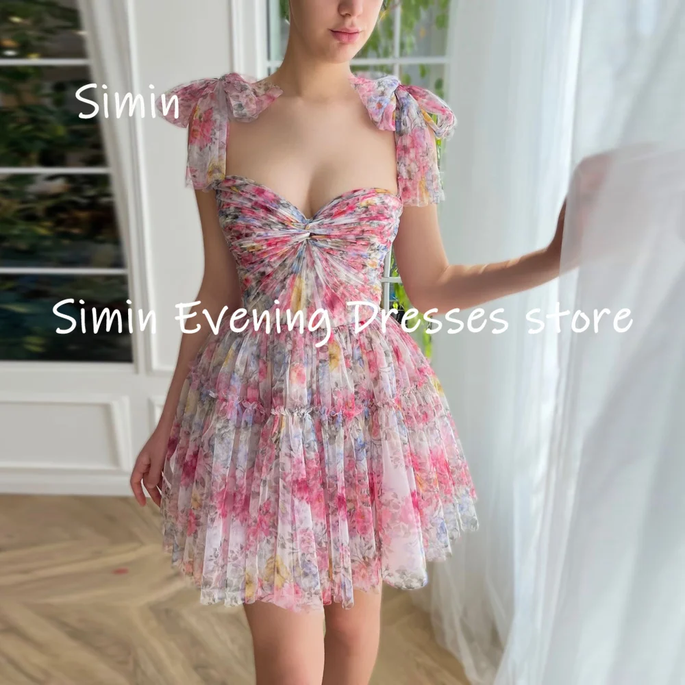 Simin Chiffon A-line Sweetheart Ruffle Popular Short Prom Gown Knee-length Evening Elegant Party dresses for women 2023
Simin Chiffon A-line Sweetheart Ruffle Popular Short Prom Gown Knee-length Evening Elegant Party dresses for women 2023
