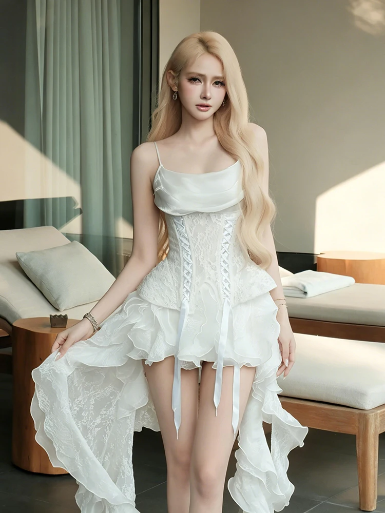 Kliou Elegant Chic 2 Piece Set Jacquard Cross Bandage Belt+Tierred Swing Collar Ruffles Tassel Dress Birthday Party Style Suit
Kliou Elegant Chic 2 Piece Set Jacquard Cross Bandage Belt+Tierred Swing Collar Ruffles Tassel Dress Birthday Party Style Suit