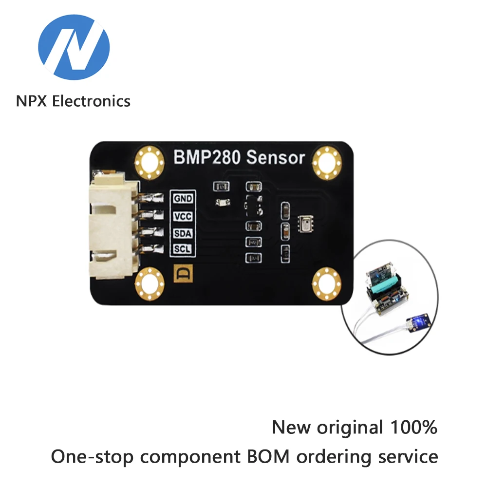 Atmospheric pressure sensor BMP280 module - Compatible with programming development board
Atmospheric pressure sensor BMP280 module - Compatible with programming development board