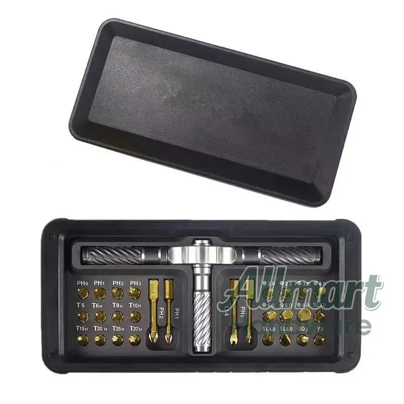 Отвертка-трещотка 30-в-1 для экономии усилий | Многофункциональные насадки-биты, реверсивная трещотка, универсальный набор для ремонта мелкой бытовой техники
Отвертка-трещотка 30-в-1 для экономии усилий | Многофункциональные насадки-биты, реверсивная трещотка, универсальный набор для ремонта мелкой бытовой техники