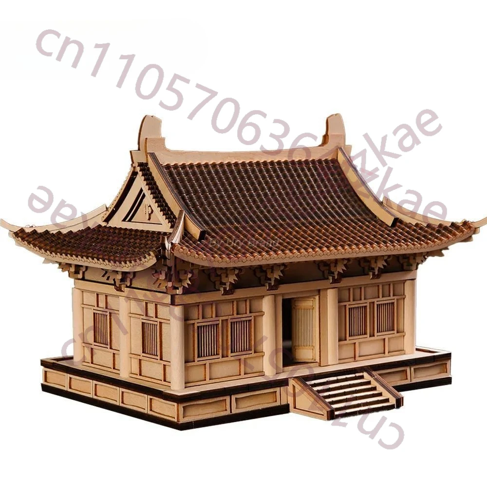 3D Wooden House Chinese Traditional Puzzle with Light Building DIY
3D Wooden House Chinese Traditional Puzzle with Light Building DIY