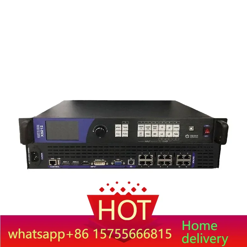 LINSN Video Processor X8212 With7.8 Million Pixels 12 Outputs Switching Multiple Channels Seamlessly
LINSN Video Processor X8212 With7.8 Million Pixels 12 Outputs Switching Multiple Channels Seamlessly
