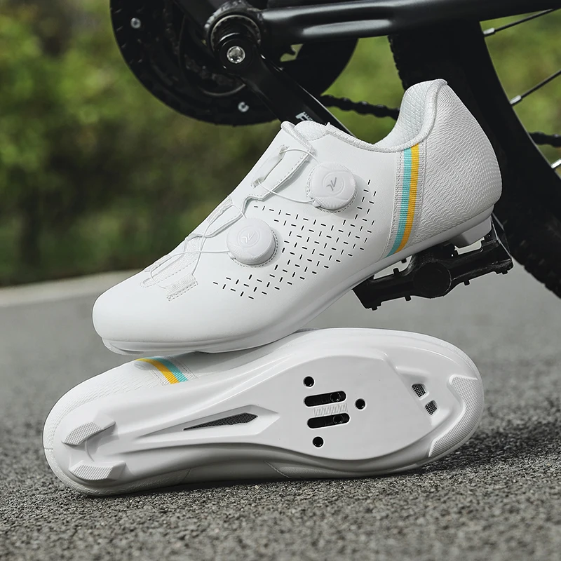 Speed Cycling Sneaker Men's Road Cycling Shoes Cleat Shoes Spd Shoes Cycling Flat Pedal Shoes Man Bike Outdoor Footwear White
Speed Cycling Sneaker Men's Road Cycling Shoes Cleat Shoes Spd Shoes Cycling Flat Pedal Shoes Man Bike Outdoor Footwear White