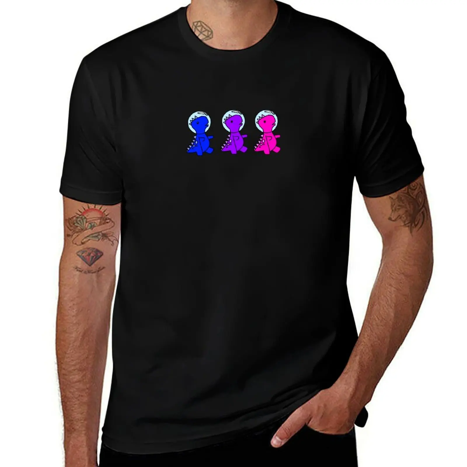 Blue purple pink space dinosaurs T-Shirt cotton t shirt pack man t shirts graphic T-Shirt
Blue purple pink space dinosaurs T-Shirt cotton t shirt pack man t shirts graphic T-Shirt