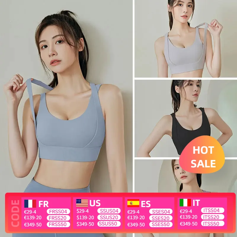 【42】Fitness Shaping Bra Cross Shoulder Straps For A Beautiful Back High Quality Wrapping Sports Top Woman Gym
【42】Fitness Shaping Bra Cross Shoulder Straps For A Beautiful Back High Quality Wrapping Sports Top Woman Gym
