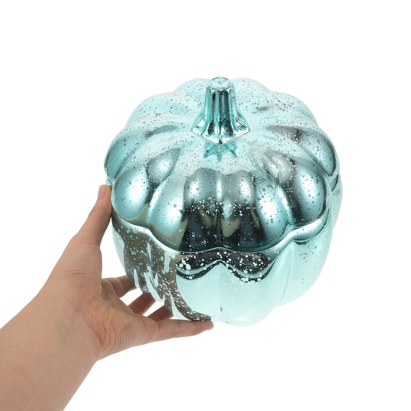 Glass Pumpkin Candy Jar with Lid Fall Food Storage Container Kitchen Decorative Canister Tea Coffee Snack Holder 
Glass Pumpkin Candy Jar with Lid Fall Food Storage Container Kitchen Decorative Canister Tea Coffee Snack Holder