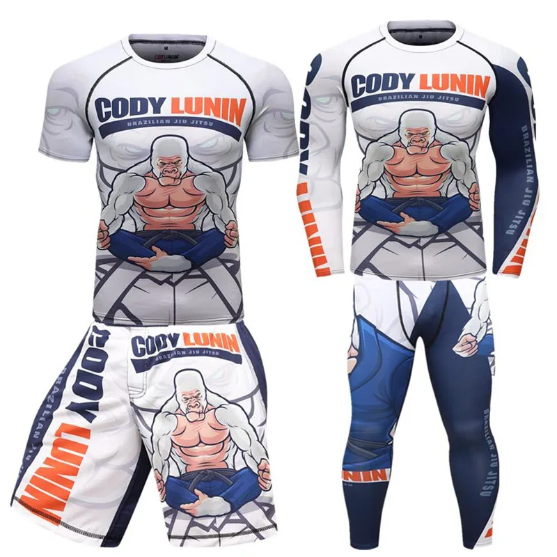Brand Sports Clothing Men Trainning Running Exercise Sets Fitness Body Building Unisex Quick Dry Flexible Breathable High Qualit
Brand Sports Clothing Men Trainning Running Exercise Sets Fitness Body Building Unisex Quick Dry Flexible Breathable High Qualit