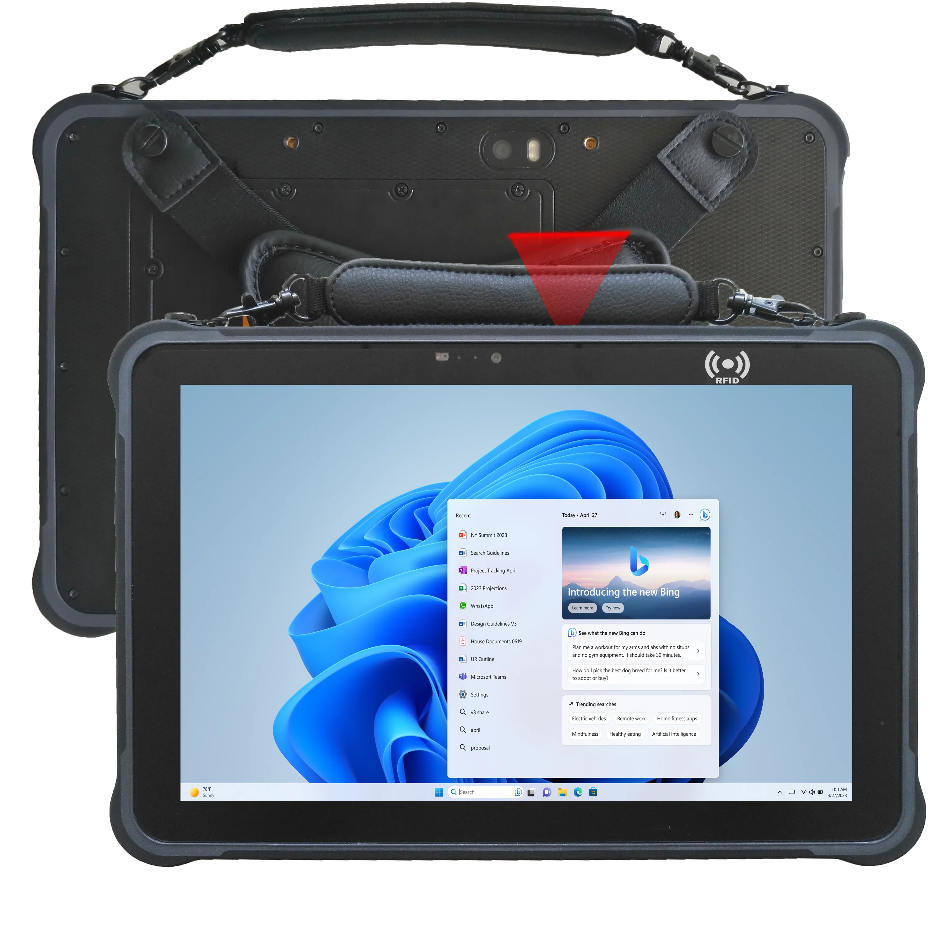 10.1-inch Rugged Windows Tablet, 8GB/256GB, 450nits IPS, 1D/2D Barcode Scanner, IP65 Dustproof
10.1-inch Rugged Windows Tablet, 8GB/256GB, 450nits IPS, 1D/2D Barcode Scanner, IP65 Dustproof