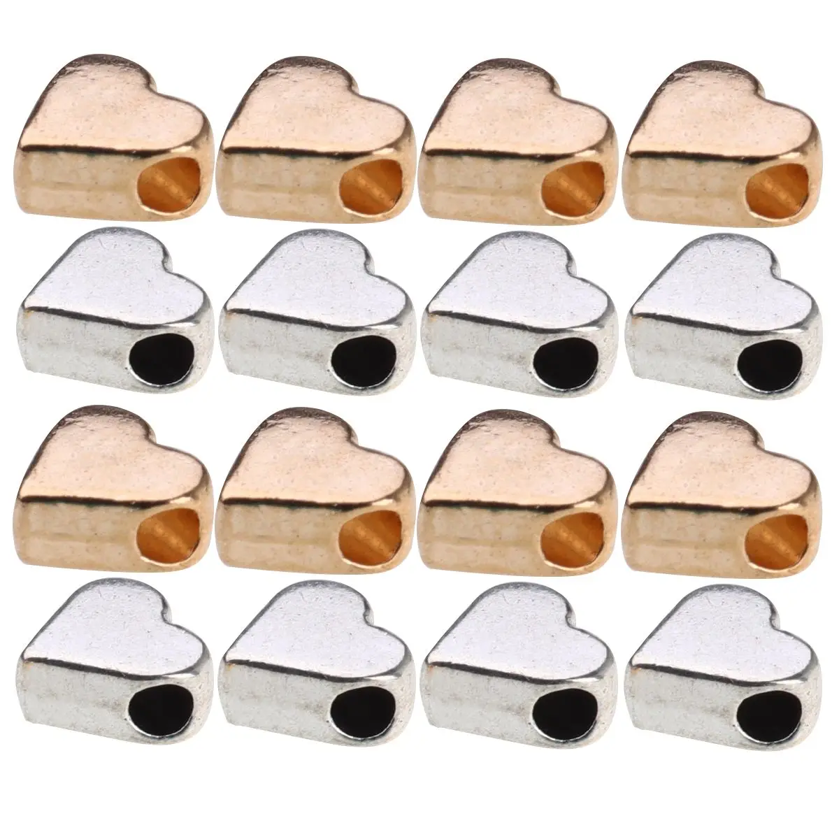 100pcs Heart Shape Spacer Beads for DIY Necklace Bracelet Earrings Making Supplies Creative Jewelry Accessories
100pcs Heart Shape Spacer Beads for DIY Necklace Bracelet Earrings Making Supplies Creative Jewelry Accessories