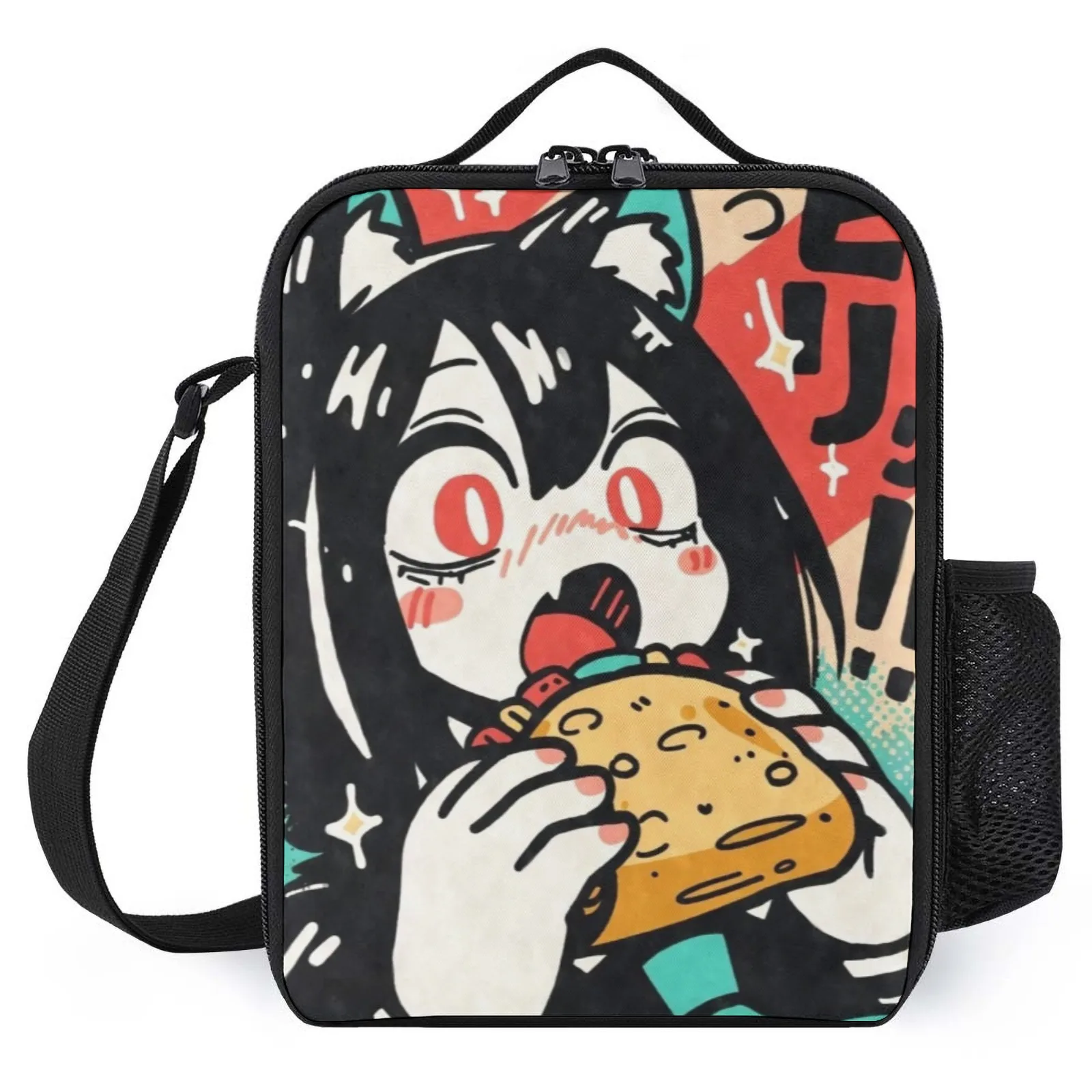 Anime Girl Eating Taco Lancheira Printed Child Picnic Bag Insulated Cooler Bag Insulation Lunch Box Bag
Anime Girl Eating Taco Lancheira Printed Child Picnic Bag Insulated Cooler Bag Insulation Lunch Box Bag