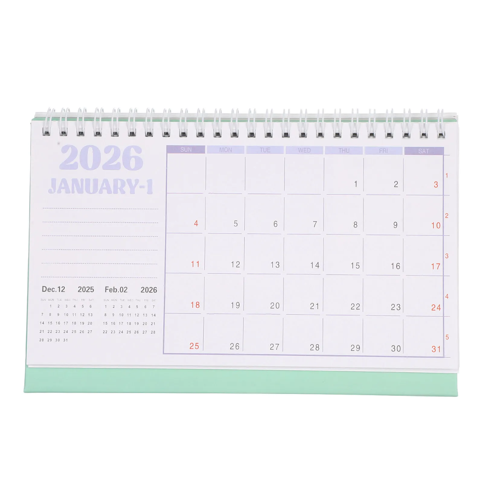 2026 Modern Desktop Calendar Spiral Bound Wire Binding Compact Standing Flip Calendar for Planning Scheduling Academic Year
2026 Modern Desktop Calendar Spiral Bound Wire Binding Compact Standing Flip Calendar for Planning Scheduling Academic Year