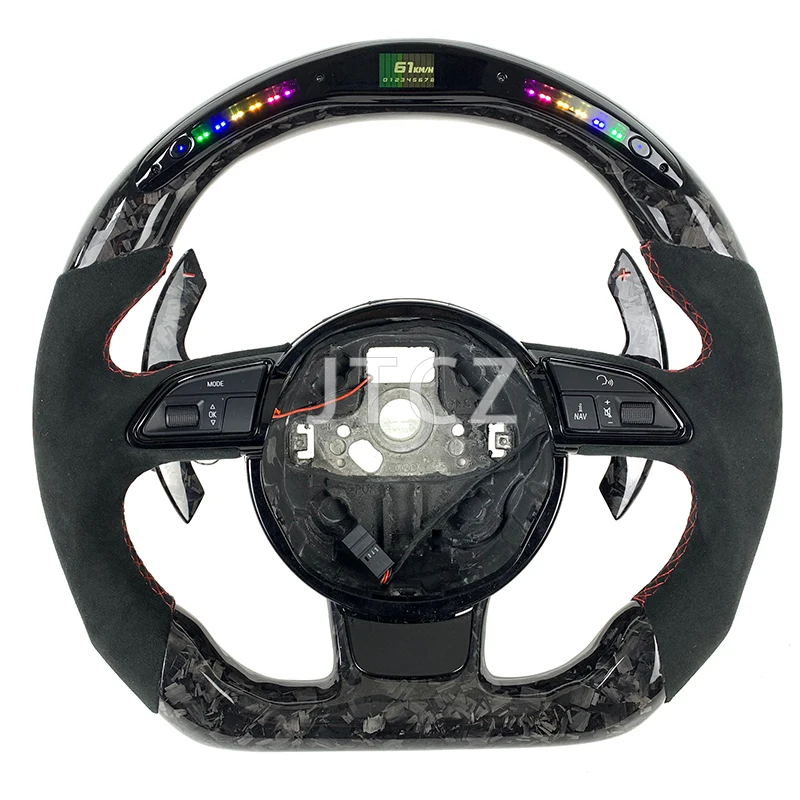 Для Audi A3 A4 A5 S3 S4 S5 RS3 RS4 RS5 B8 светодиодный дисплей рулевое колесо алькантара черный кованое углеродное волокно спортивные автомобильные аксессуары
Для Audi A3 A4 A5 S3 S4 S5 RS3 RS4 RS5 B8 светодиодный дисплей рулевое колесо алькантара черный кованое углеродное волокно спортивные автомобильные аксессуары