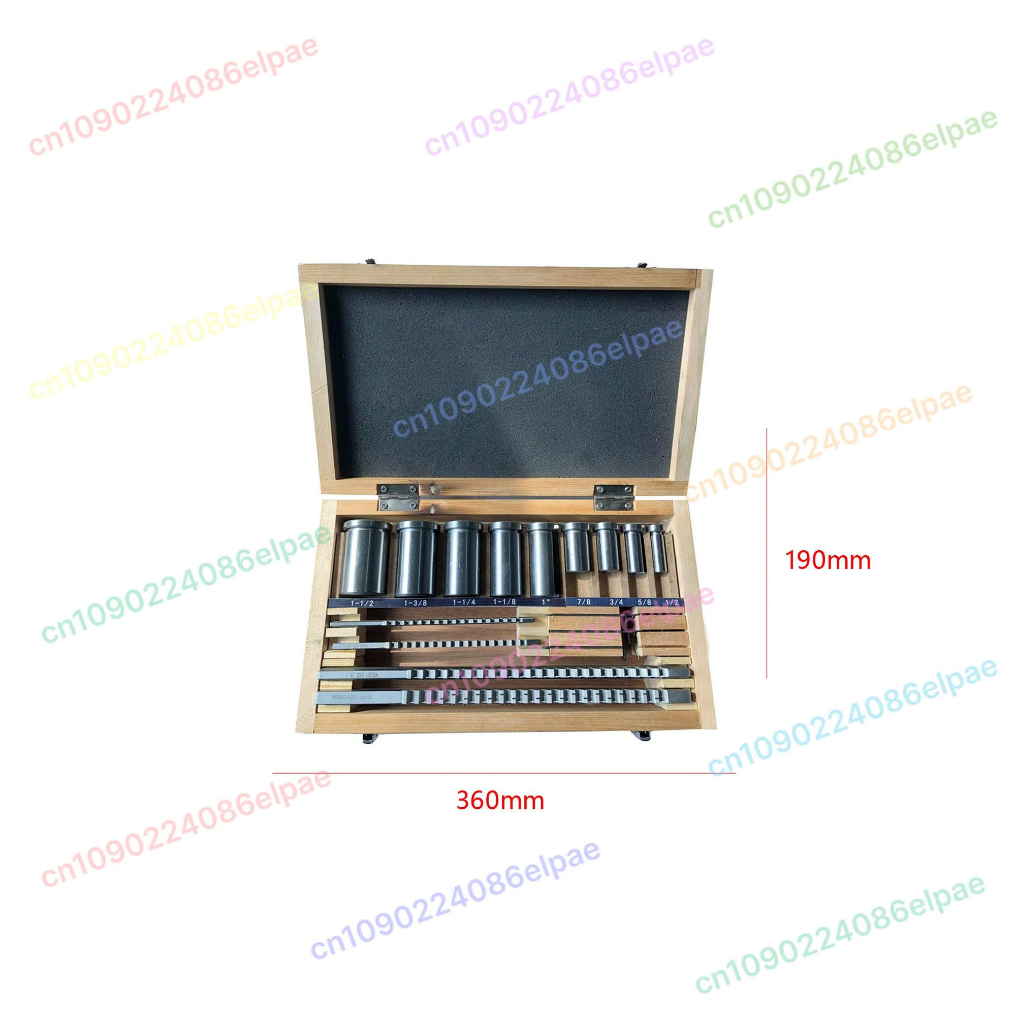 18Pcs HSS Metric Keyway Broach Set| 4/5/6/8Mm Cutting Broaches| Professional Precision Tool
18Pcs HSS Metric Keyway Broach Set| 4/5/6/8Mm Cutting Broaches| Professional Precision Tool