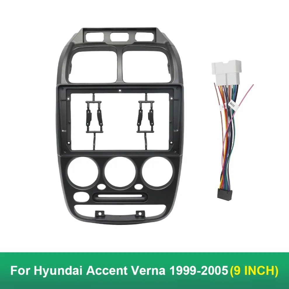 9 Inch Car Frame Fascia Adapter For Hyundai Accent Verna 1999-2005 Android Radio Dash Fitting Panel Kit
9 Inch Car Frame Fascia Adapter For Hyundai Accent Verna 1999-2005 Android Radio Dash Fitting Panel Kit