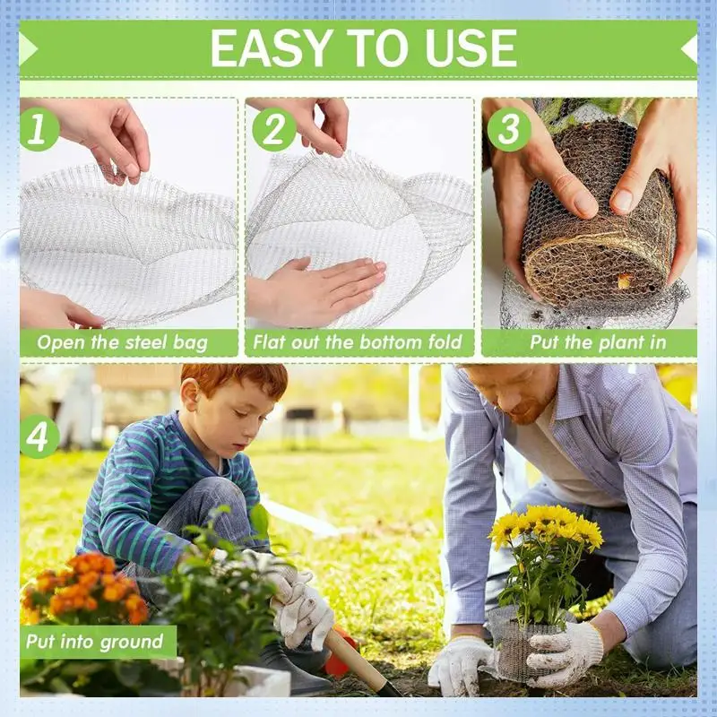 AD-Plant Корзины для защиты корней Проволочная корзина для кротов и лепеток Проволочные корзины для садовых горшков Подземный корнь Прочный (12 шт., 3 галлона
AD-Plant Корзины для защиты корней Проволочная корзина для кротов и лепеток Проволочные корзины для садовых горшков Подземный корнь Прочный (12 шт., 3 галлона