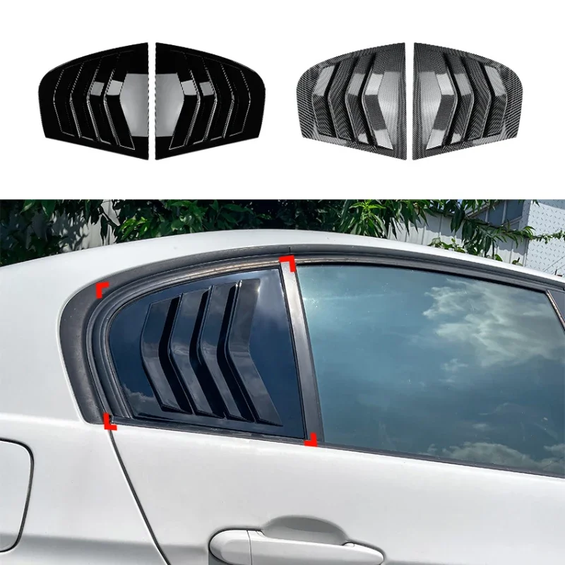 For BMW 3 Series E90 M3 2005-2011 ABS Carbon Fiber Car Rear Side Window Rear Triangle Window Spoiler Louver Trim Car Accessories
For BMW 3 Series E90 M3 2005-2011 ABS Carbon Fiber Car Rear Side Window Rear Triangle Window Spoiler Louver Trim Car Accessories