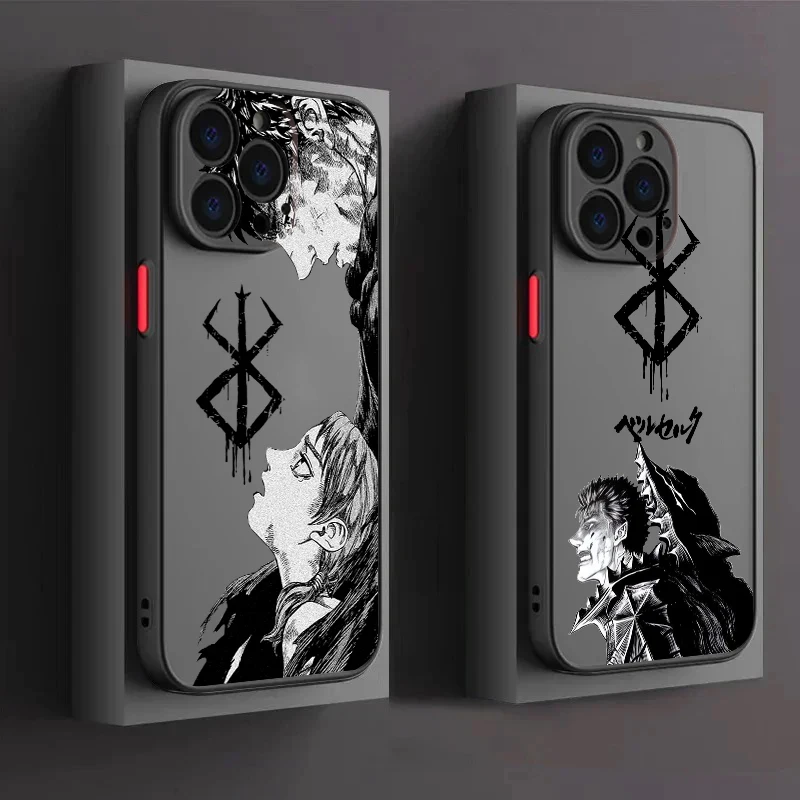 Berserk Anime Fashion Cool Frosted Translucent For Apple iPhone 15 14 13 12 11 XS XR X 8 7 SE Pro Max Plus Mini Funda
Berserk Anime Fashion Cool Frosted Translucent For Apple iPhone 15 14 13 12 11 XS XR X 8 7 SE Pro Max Plus Mini Funda