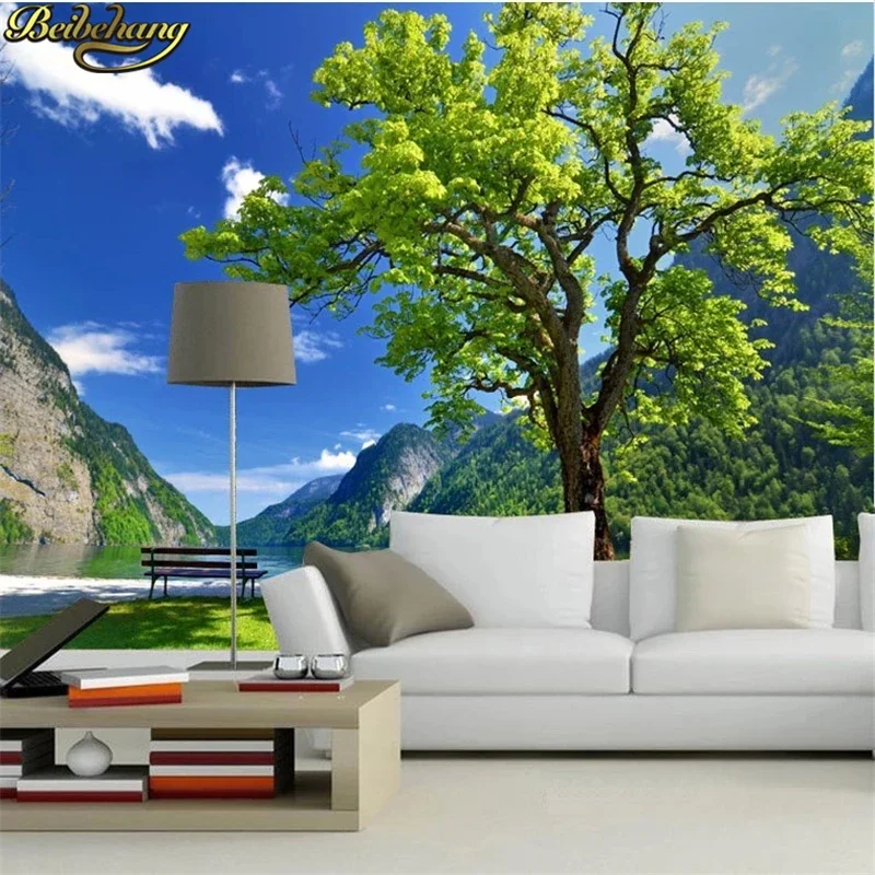 Индивидуальные 3D фотообои с изображением пейзажа и деревьев для столовой, спальни, гостиной, 3D-фреска для ТВ-зоны
Индивидуальные 3D фотообои с изображением пейзажа и деревьев для столовой, спальни, гостиной, 3D-фреска для ТВ-зоны