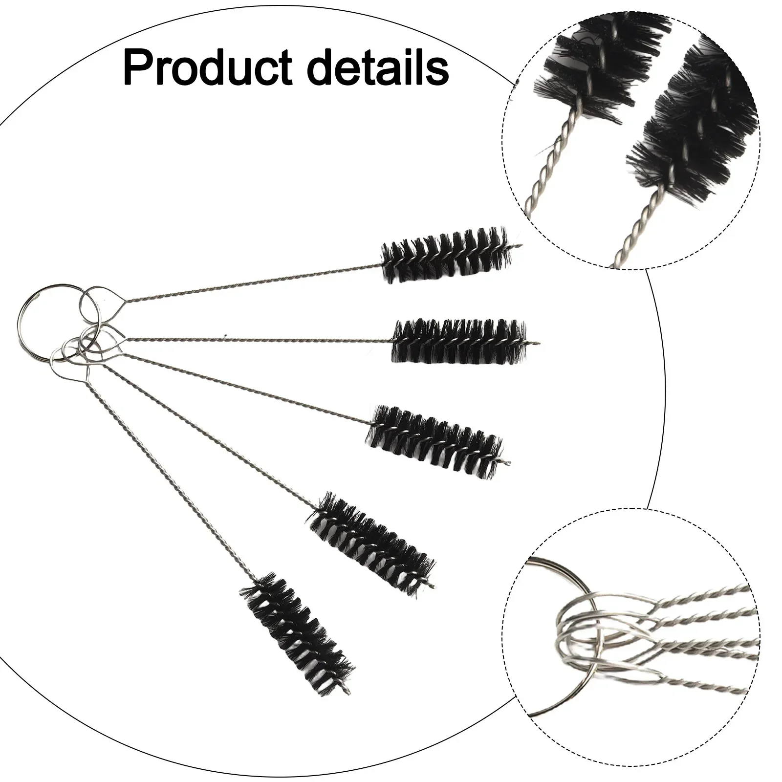 Washing Tube Brush Tool Multi-function Glass Pipe Nylon 2-5mm Household Bottle 5 pcs/set Cleaning Stainless Steel
Washing Tube Brush Tool Multi-function Glass Pipe Nylon 2-5mm Household Bottle 5 pcs/set Cleaning Stainless Steel