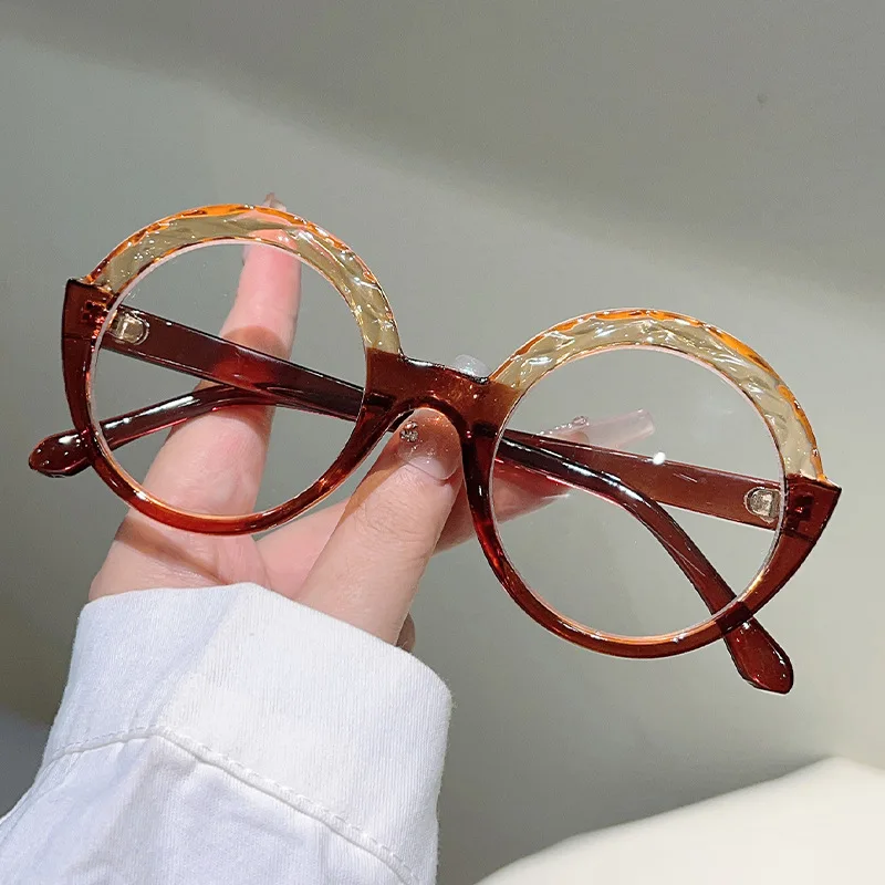 Oversized New Round Vintage Anti Blue Light Optical Glasses Women Brand Designer Myopia Customize Prescription Eye Glasses Frame
Oversized New Round Vintage Anti Blue Light Optical Glasses Women Brand Designer Myopia Customize Prescription Eye Glasses Frame