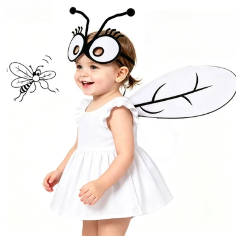 2PC Set of Cartoon Felt Face Decorations and Wing Ornaments, Kids' Props for Stage Shows, Birthday Parties and Photo Shooting
2PC Set of Cartoon Felt Face Decorations and Wing Ornaments, Kids' Props for Stage Shows, Birthday Parties and Photo Shooting