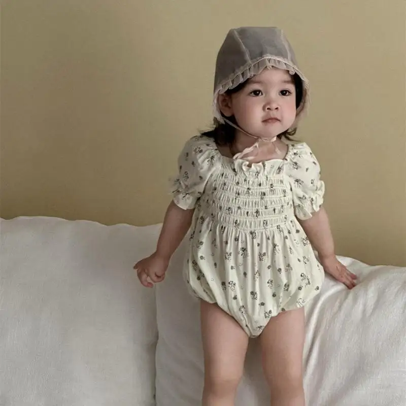 2025 Summer New Baby Girl Short Sleeve Floral Bodysuit Cotton Newborn Clothes Infant Toddler Sweet Cute Princess Jumpsuit 0-24M
2025 Summer New Baby Girl Short Sleeve Floral Bodysuit Cotton Newborn Clothes Infant Toddler Sweet Cute Princess Jumpsuit 0-24M