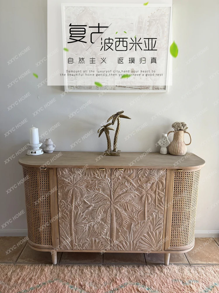 Solid wood entrance natural rattan dining side foyer shoe cabinet decoration simple and modern
Solid wood entrance natural rattan dining side foyer shoe cabinet decoration simple and modern