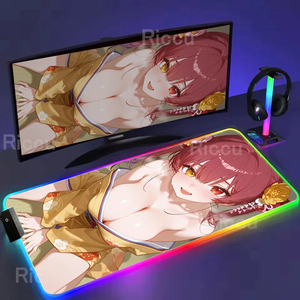 RGB Hololive Mouse Pad Houshou Marine Mousepad Laptop Gaming PC Anime Sexy Girl Keyboard Mat Kawaii Extended Desk Mat XXL Carpet
RGB Hololive Mouse Pad Houshou Marine Mousepad Laptop Gaming PC Anime Sexy Girl Keyboard Mat Kawaii Extended Desk Mat XXL Carpet