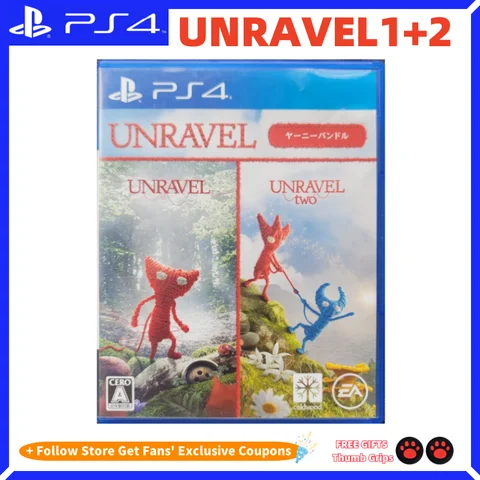 Sony playstatio4 genuíno novo jogo cd desviar pacote yarny 1 + 2 ps4 playstation5 cartão de jogo sony ps5 jogos desviando 1 + 2