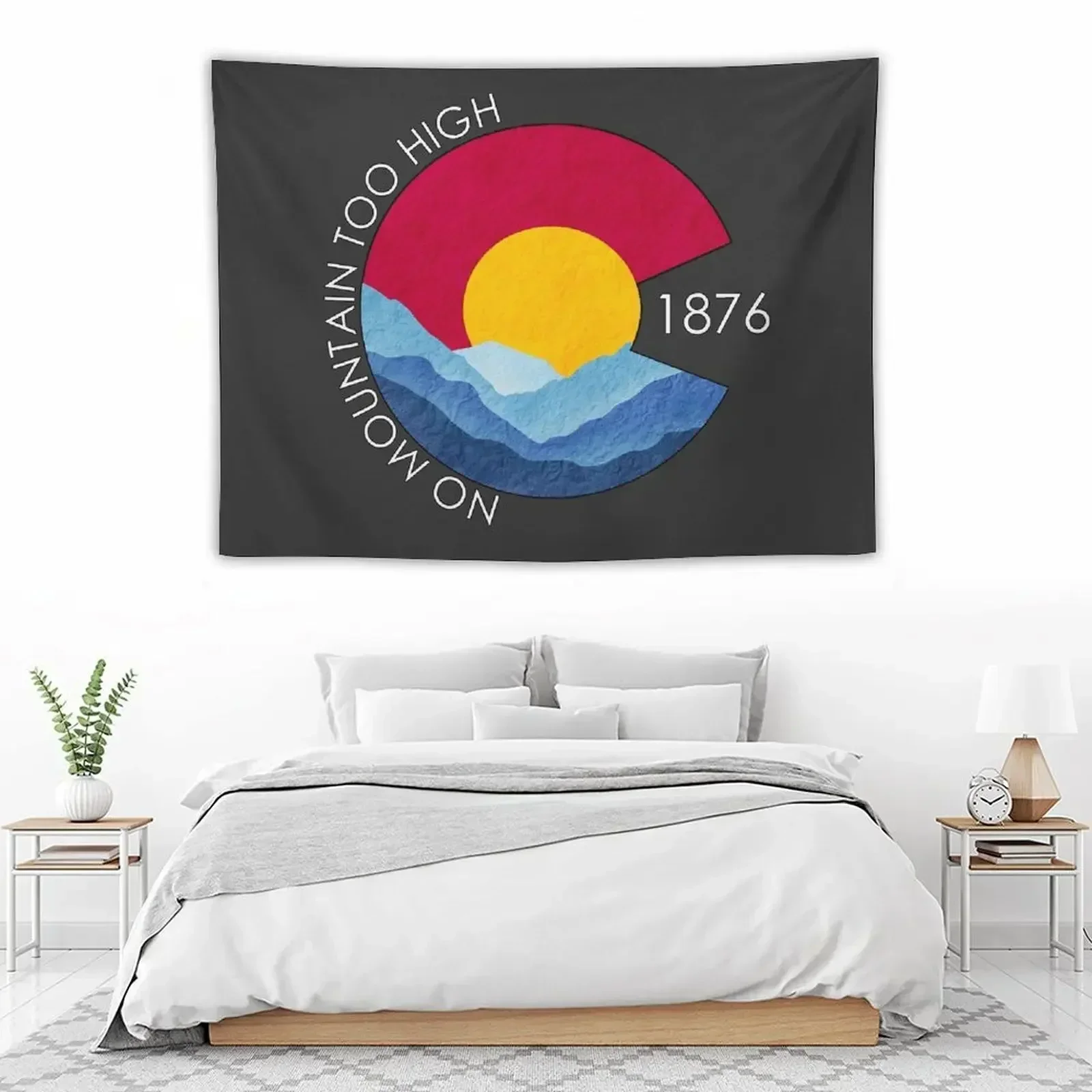 No Mountain Too High - Colorado Tapestry Room Decorating Aesthetic Wallpaper Bedroom Room Decor Cute Tapestry
No Mountain Too High - Colorado Tapestry Room Decorating Aesthetic Wallpaper Bedroom Room Decor Cute Tapestry