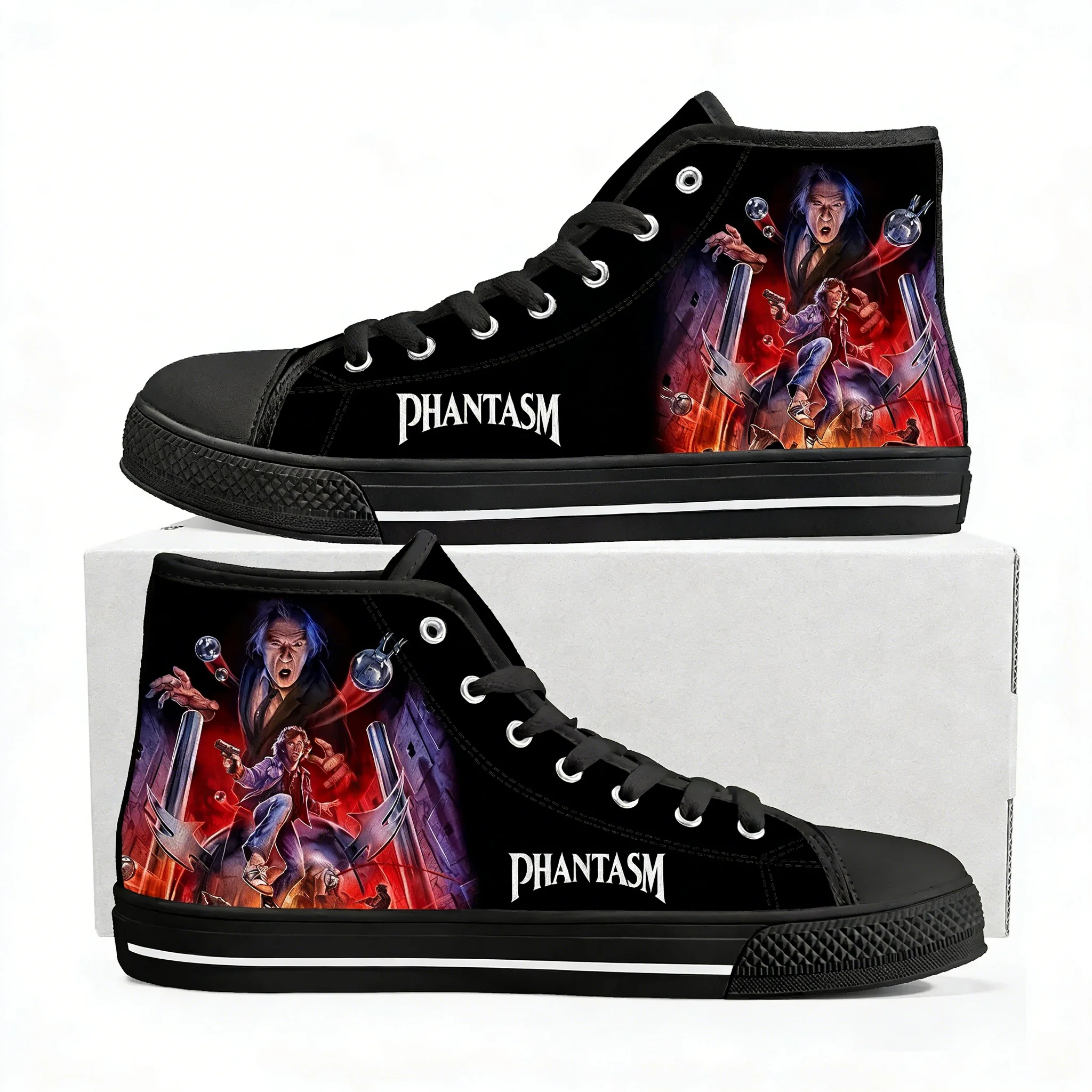 Кроссовки Phantasm High Top для мужчин, женщин и подростков, модные, высококачественные, из канваса, повседневные, для пар, с возможностью индивидуального дизайна
Кроссовки Phantasm High Top для мужчин, женщин и подростков, модные, высококачественные, из канваса, повседневные, для пар, с возможностью индивидуального дизайна