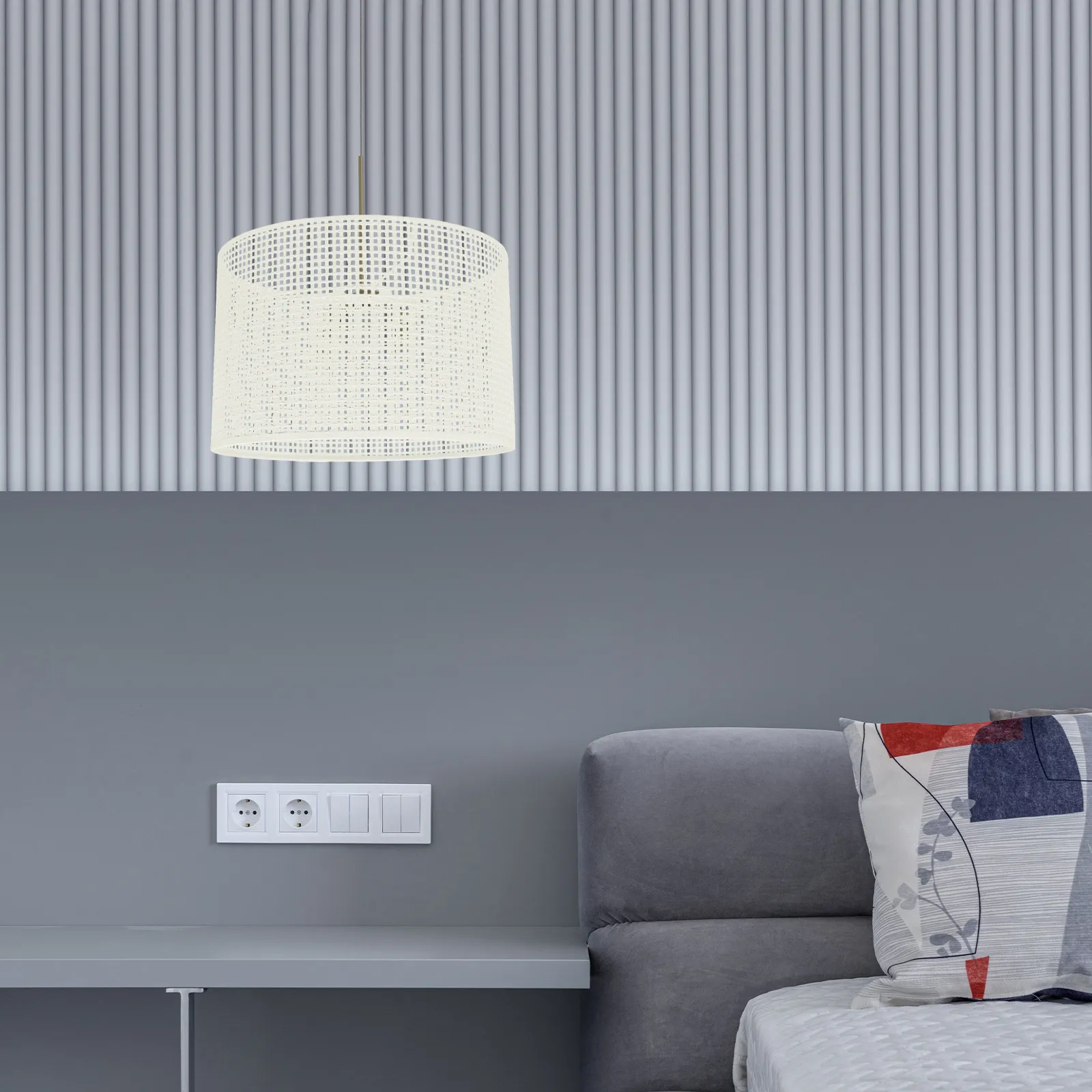 Light Blue Woven Lamp Shade Linen Cloth Iron Material Soft Light Protection Floor Desk Table Lamp Cover Modern Farmhouse Decor
Light Blue Woven Lamp Shade Linen Cloth Iron Material Soft Light Protection Floor Desk Table Lamp Cover Modern Farmhouse Decor