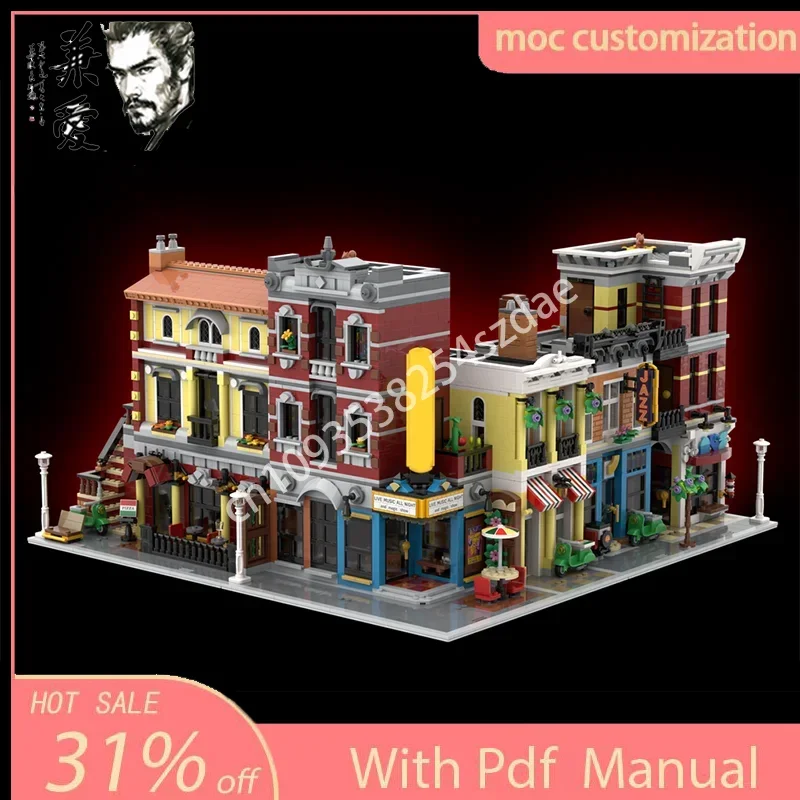 7251PCS Moc 3in1 Jazz Club Architecture Model Building Blocks DIY Creative Assembly Educational Bricks Toys Kids Holiday Gifts
7251PCS Moc 3in1 Jazz Club Architecture Model Building Blocks DIY Creative Assembly Educational Bricks Toys Kids Holiday Gifts