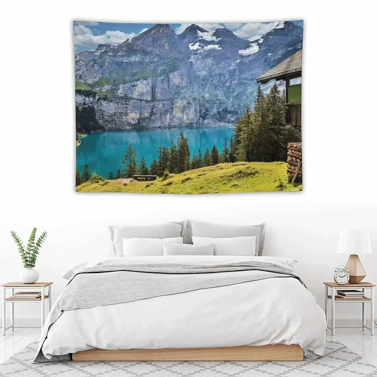Lake Oeschinen Bergsee Swiss Alps Tapestry Custom Wall Art Decoration Room Tapestry
Lake Oeschinen Bergsee Swiss Alps Tapestry Custom Wall Art Decoration Room Tapestry