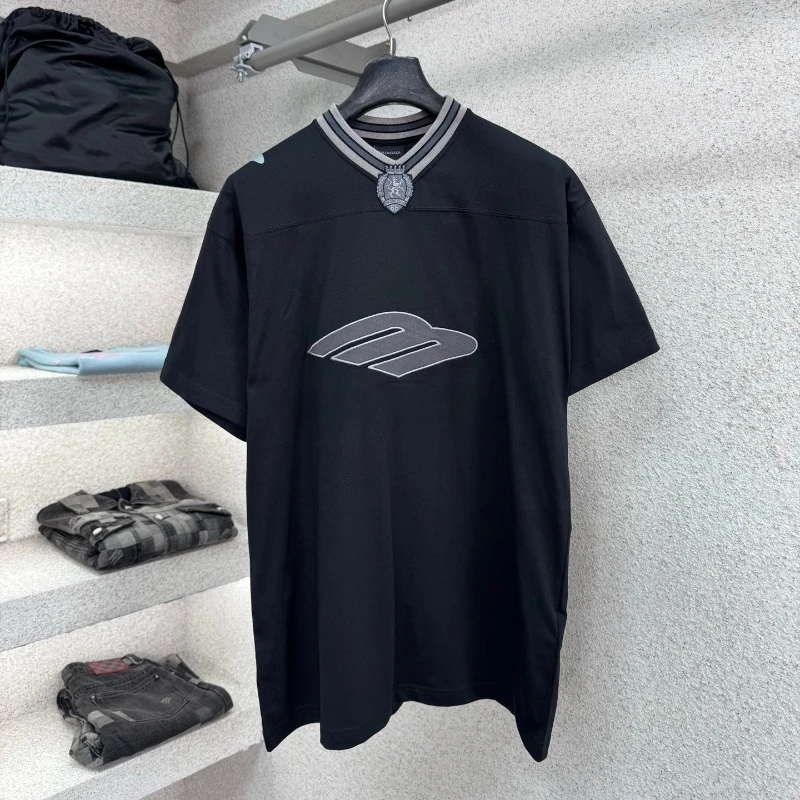 2026 Spring/Summer New Men Knit Embroidered Basketball Jersey Loose Fit Sports T Shirt Casual Top Daily Wear Oversized Tee
2026 Spring/Summer New Men Knit Embroidered Basketball Jersey Loose Fit Sports T Shirt Casual Top Daily Wear Oversized Tee