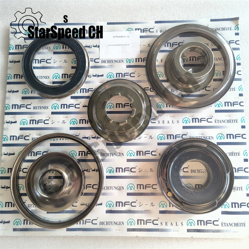 McFung 01N 01M Automatic Transmission Piston Kit Pack MFC-ATPK03MF5 Piston Kits for Audi VW Bettle Jetta Bora
McFung 01N 01M Automatic Transmission Piston Kit Pack MFC-ATPK03MF5 Piston Kits for Audi VW Bettle Jetta Bora