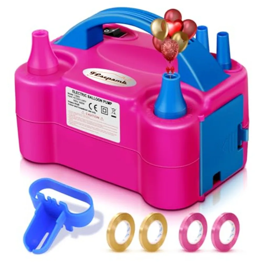 Balloon Pump Electric Balloon Pump Portable Dual Nozzles Electric Balloon Air Pump 110V 600W Electric Balloon Inflator with Tyi
Balloon Pump Electric Balloon Pump Portable Dual Nozzles Electric Balloon Air Pump 110V 600W Electric Balloon Inflator with Tyi