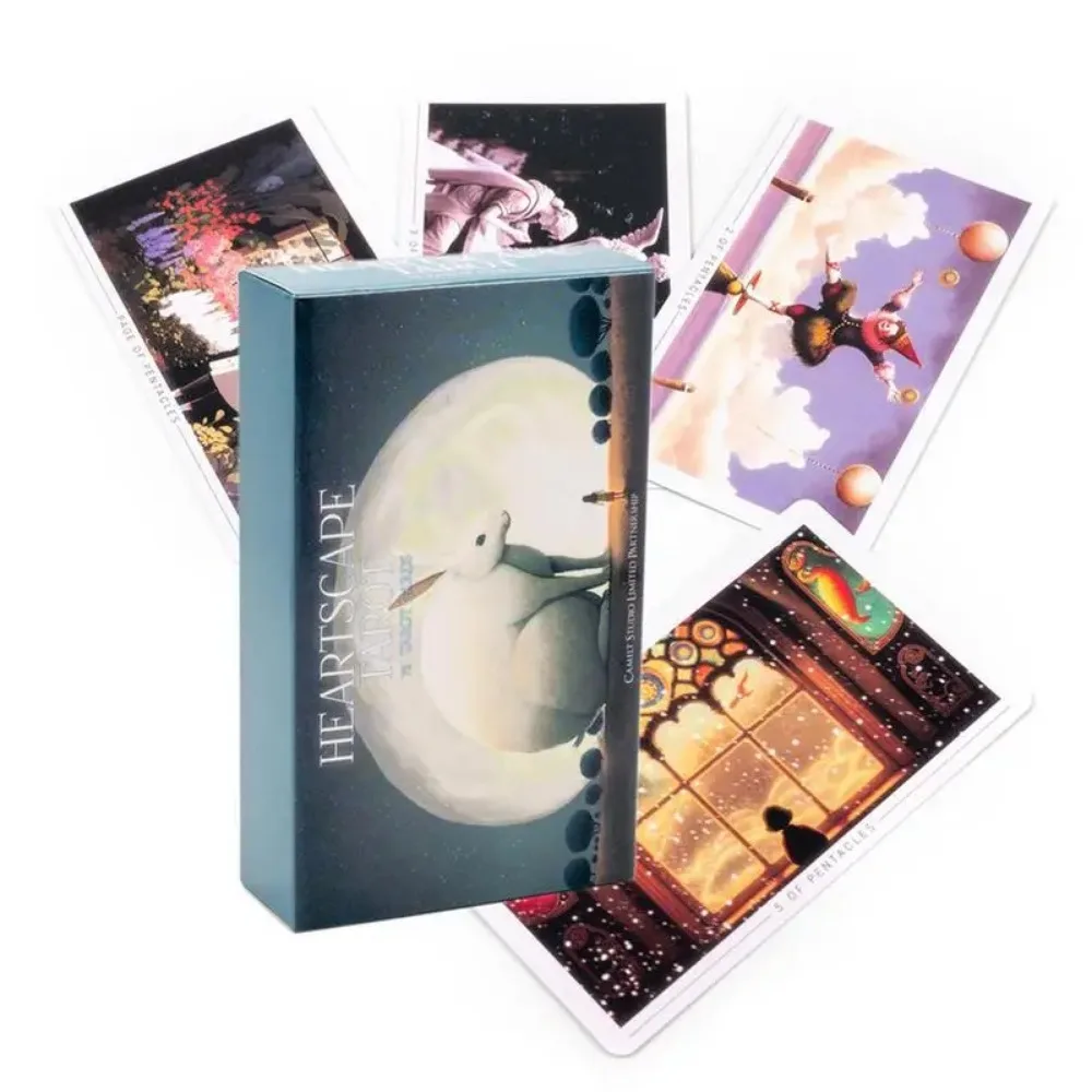 Tarot Card Heartscape Tarot Full English Oracle Card Fate Divination Tarot Family Party Entertainment Fortune-telling Board Game
Tarot Card Heartscape Tarot Full English Oracle Card Fate Divination Tarot Family Party Entertainment Fortune-telling Board Game