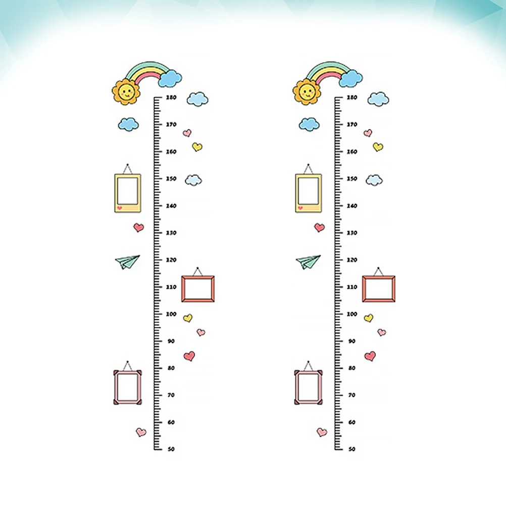 2 PCS Height Chart Sticker Kids Tracker Cartoon Wall Removable PVC Decals Measuring Growth
2 PCS Height Chart Sticker Kids Tracker Cartoon Wall Removable PVC Decals Measuring Growth