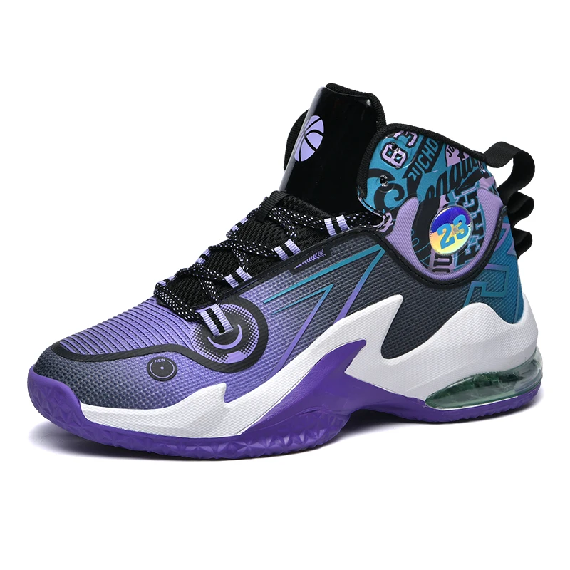 Новые стильные баскетбольные кроссовки для мужчин, амортизирующие высокие кроссовки, дышащие баскетбольные кроссовки, нескользящая уличная спортивная обувь
Новые стильные баскетбольные кроссовки для мужчин, амортизирующие высокие кроссовки, дышащие баскетбольные кроссовки, нескользящая уличная спортивная обувь
