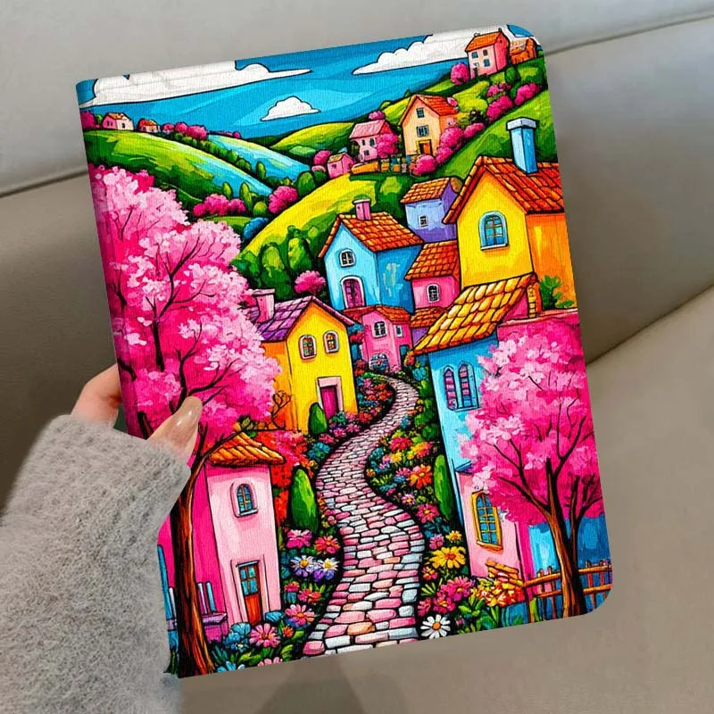 Cartoon Colorful Village Path For Samsung Galaxy Tab S11 S10 S9 S8 S7 S6 A9 A8 A11 Lite FE Plus Pen Tray Tablet Case Soft
Cartoon Colorful Village Path For Samsung Galaxy Tab S11 S10 S9 S8 S7 S6 A9 A8 A11 Lite FE Plus Pen Tray Tablet Case Soft