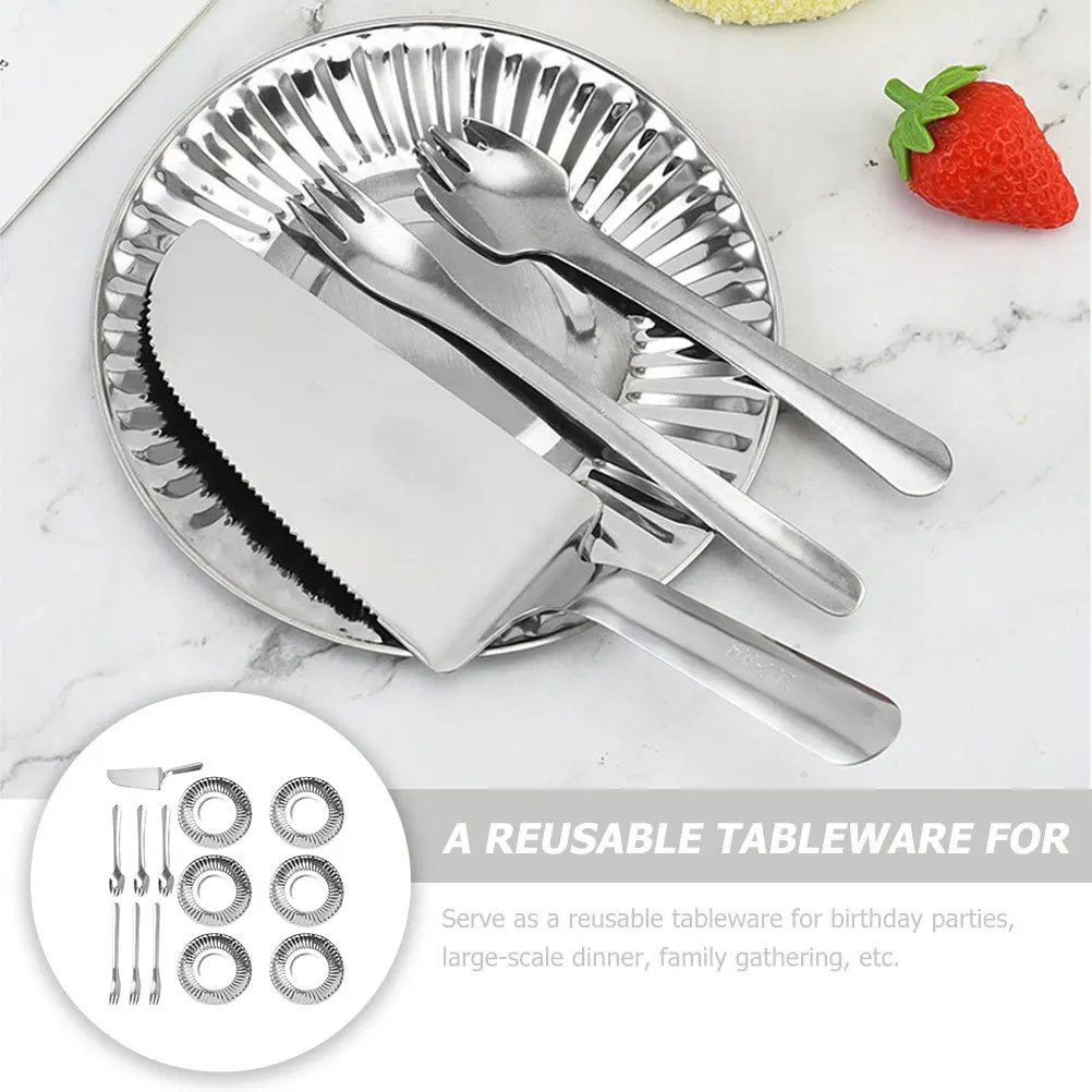 1Set Stainless Steel Reusable Silverware Family Birthday Party Utensils Cutlery Set Utensils Stainless Steel Silverware 
1Set Stainless Steel Reusable Silverware Family Birthday Party Utensils Cutlery Set Utensils Stainless Steel Silverware