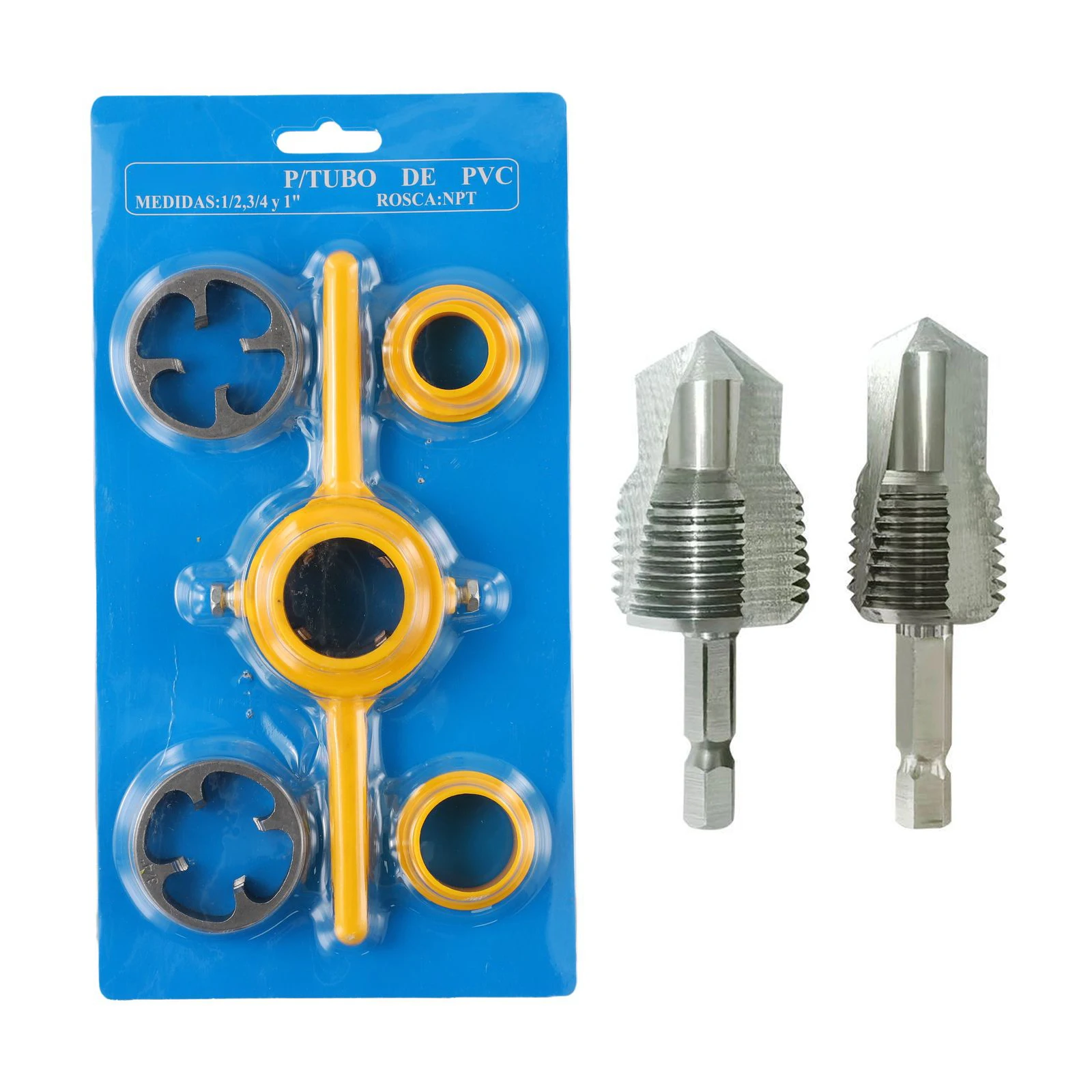 PPR Drill Bit With PVC Pipe Threader 1/2In 3/4In 1Inch Dies Pipe Threader Pipe Hand Tools Accessory Woodworking Tools
PPR Drill Bit With PVC Pipe Threader 1/2In 3/4In 1Inch Dies Pipe Threader Pipe Hand Tools Accessory Woodworking Tools