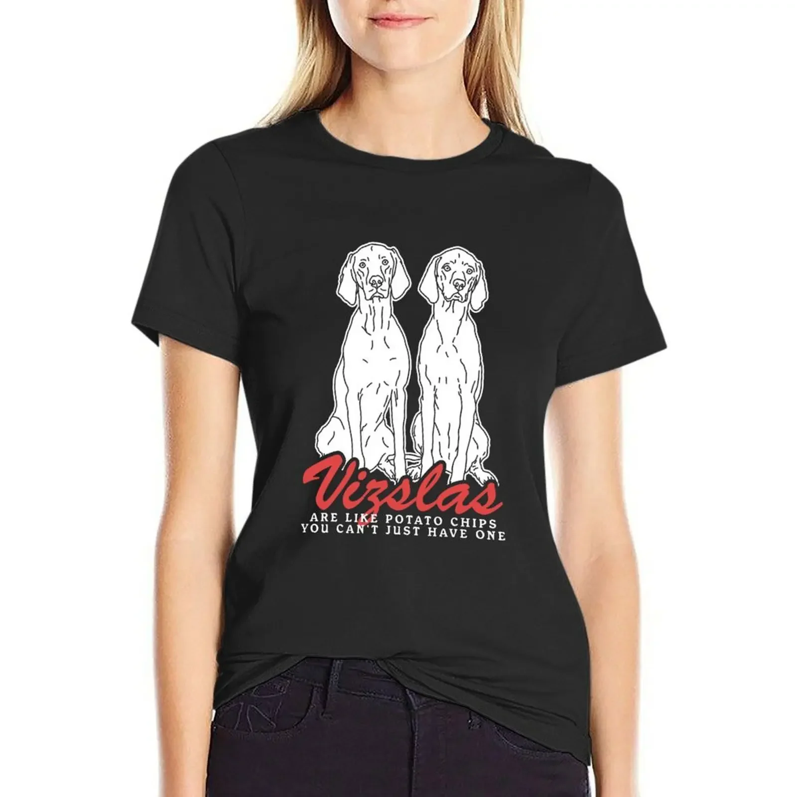 Vizslas Are Like Dog Owner Vizsla T-Shirt animal print funnys korean fashion sports fans workout shirts for Women loose fit
Vizslas Are Like Dog Owner Vizsla T-Shirt animal print funnys korean fashion sports fans workout shirts for Women loose fit