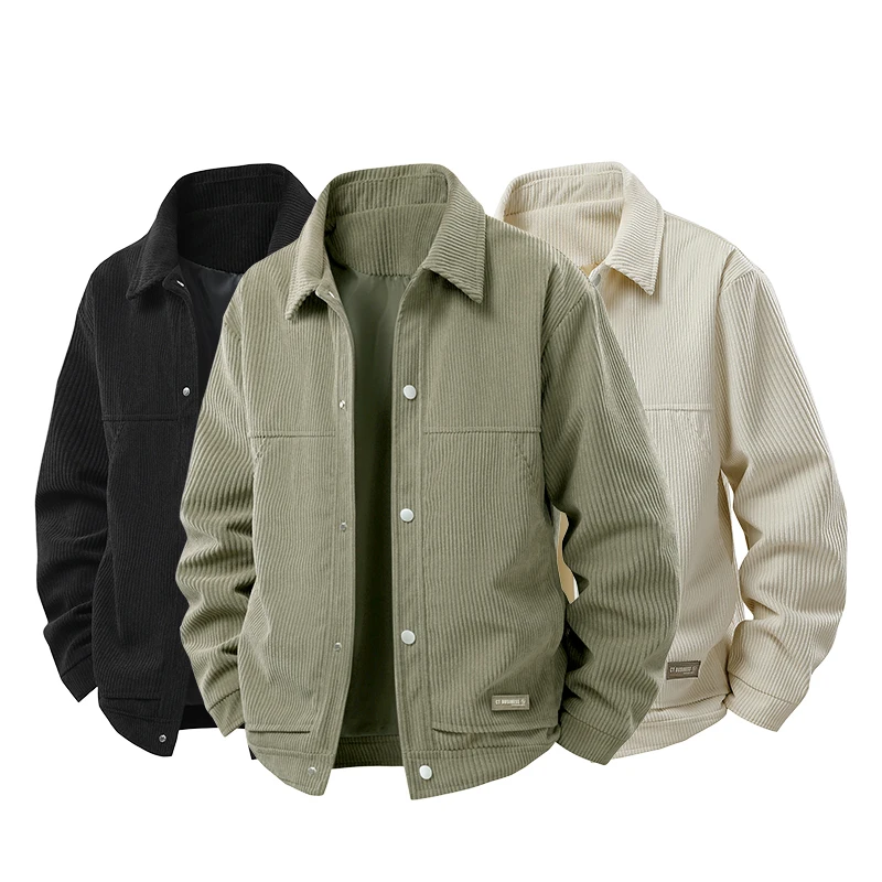 Fashion Casual Street Jacket for Men Trend Turndown Collar Male Outdoor Clothing Quality Solid Color Men Streetwear Windproof
Fashion Casual Street Jacket for Men Trend Turndown Collar Male Outdoor Clothing Quality Solid Color Men Streetwear Windproof