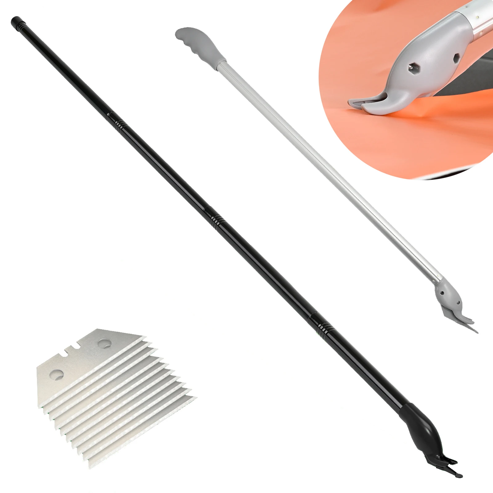 EHDIS Long Distance Film Cuting Knife Carbon Fiber Vinyl Car Wrap Wallpaper Backpaper Slitter Extended Handle Safety Cutter Tool
EHDIS Long Distance Film Cuting Knife Carbon Fiber Vinyl Car Wrap Wallpaper Backpaper Slitter Extended Handle Safety Cutter Tool