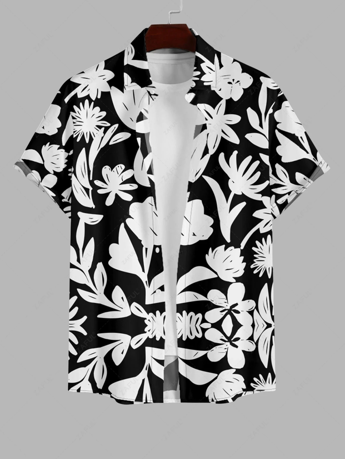 Hawaiian style shirt men's loose short sleeve tops, 3d printed tropical plants beach vacation and weekend adventure shirt
Hawaiian style shirt men's loose short sleeve tops, 3d printed tropical plants beach vacation and weekend adventure shirt