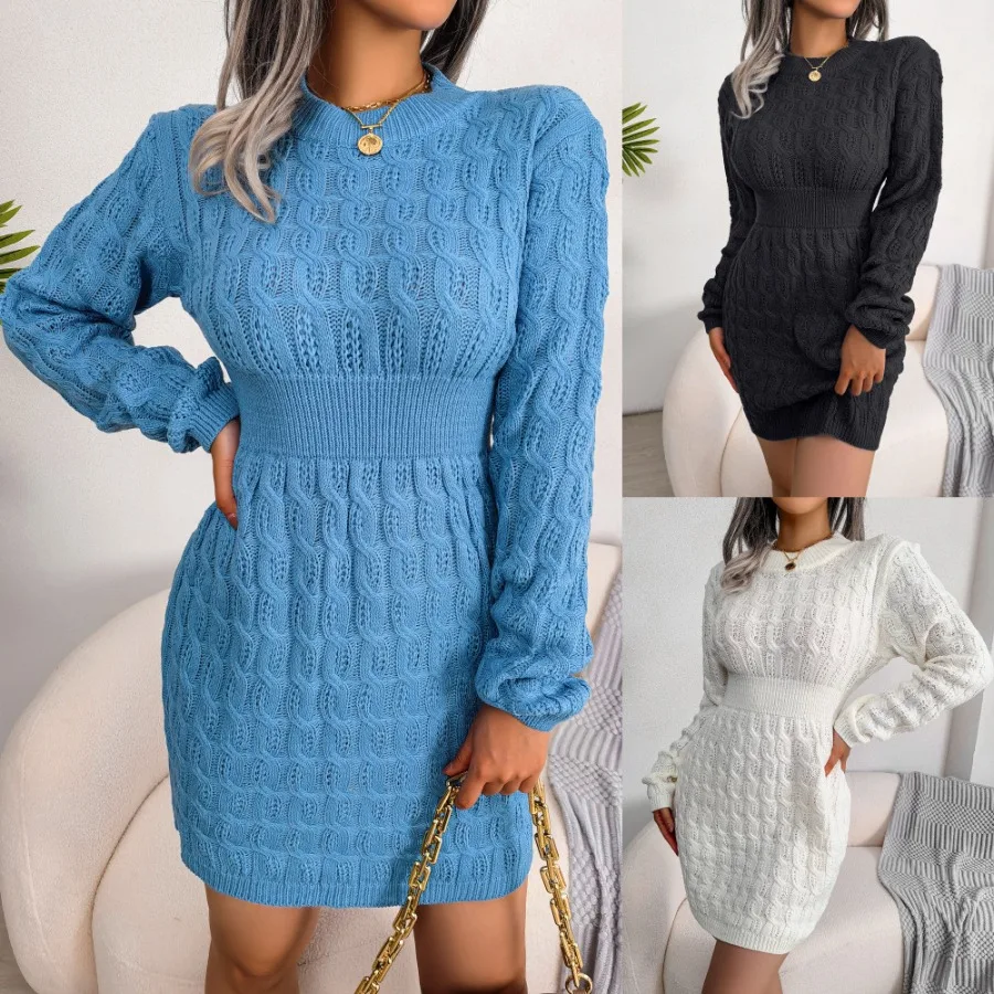 【New style】Autumn and winter Europe and America casual twisted waist bag hips dress bottom sweater - women's clothing
【New style】Autumn and winter Europe and America casual twisted waist bag hips dress bottom sweater - women's clothing