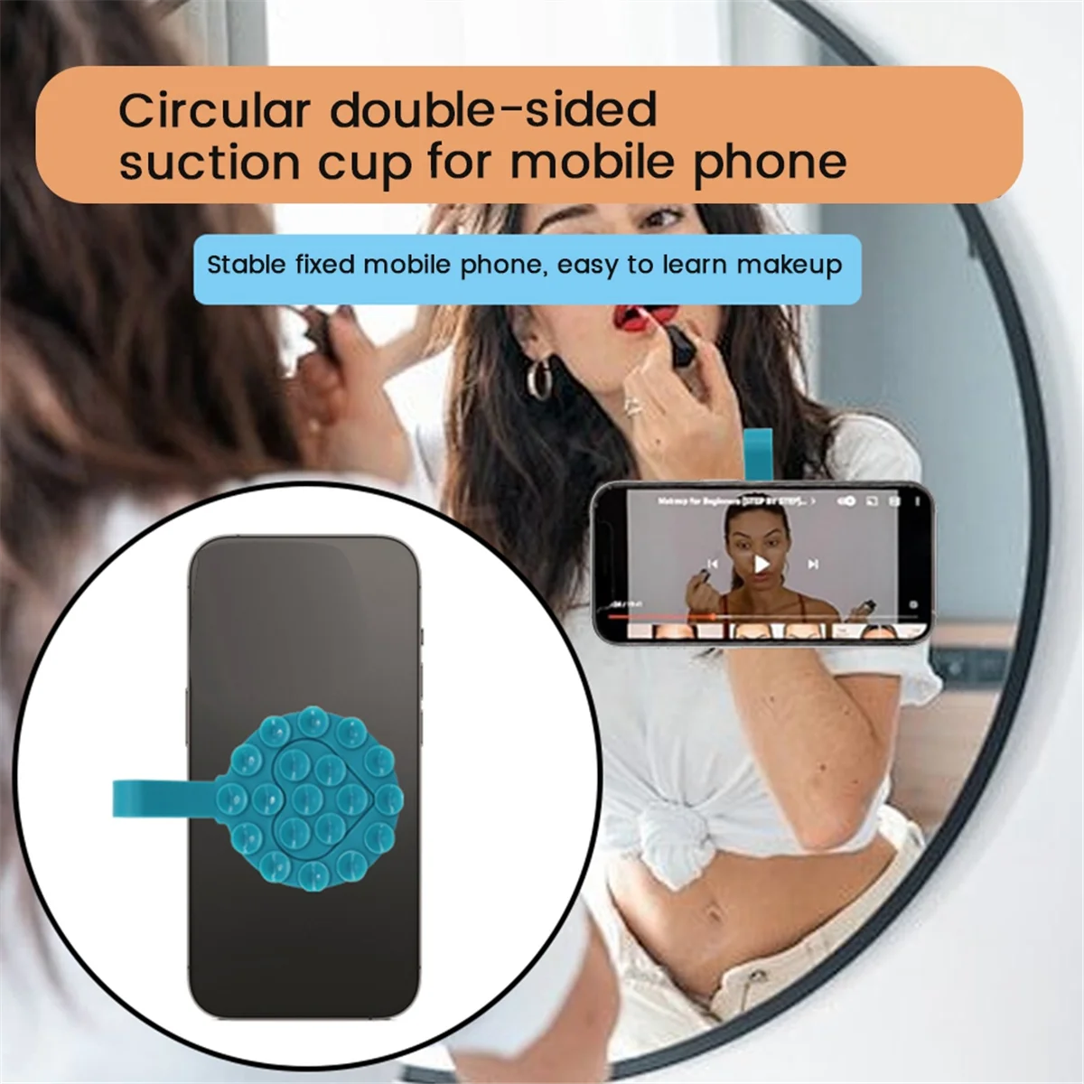 Suction Cup Phone Holder for Cell Phone Love Double Side Suction Cup Phone Case Holder Silicone Handle Holder I
Suction Cup Phone Holder for Cell Phone Love Double Side Suction Cup Phone Case Holder Silicone Handle Holder I